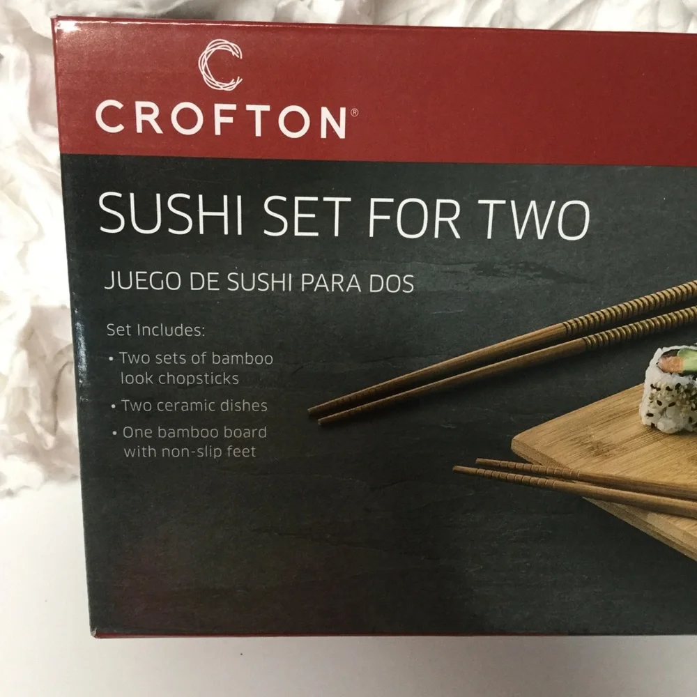 CROFTON Sushi Set for Two People Boxed Set NIP